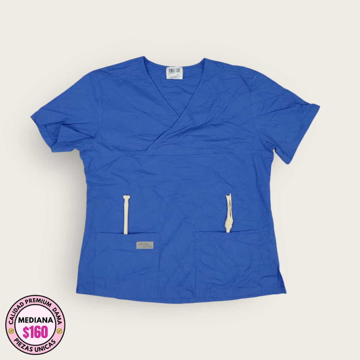 Filipina médica premium azul rey (chemise) | M
