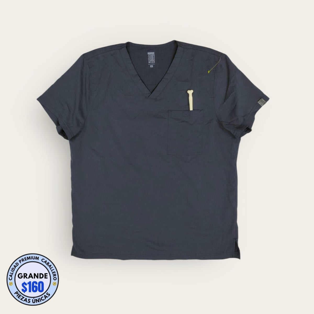Filipina médica gris Oxford | Caballero L