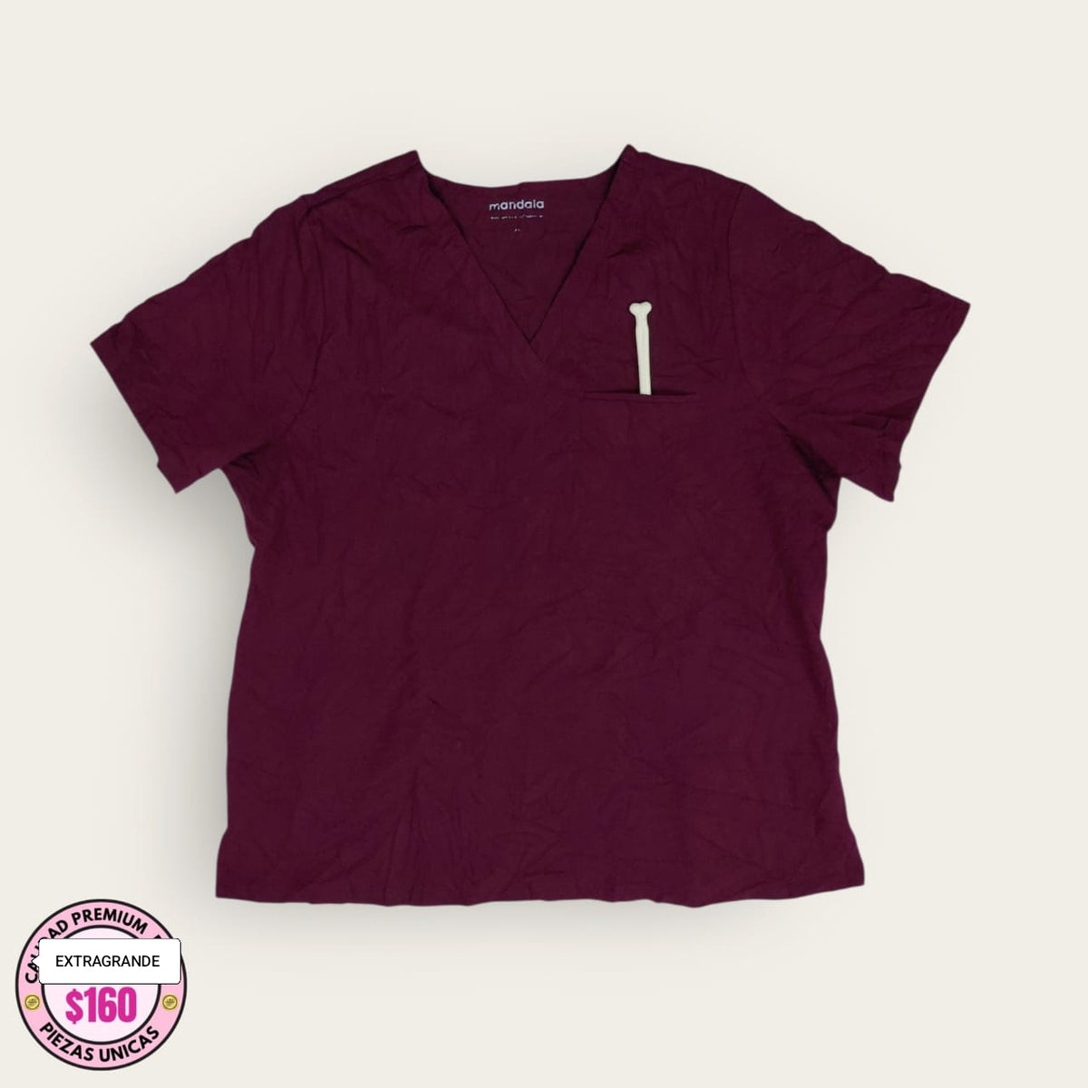 Filipina médica color vino | Dama XL