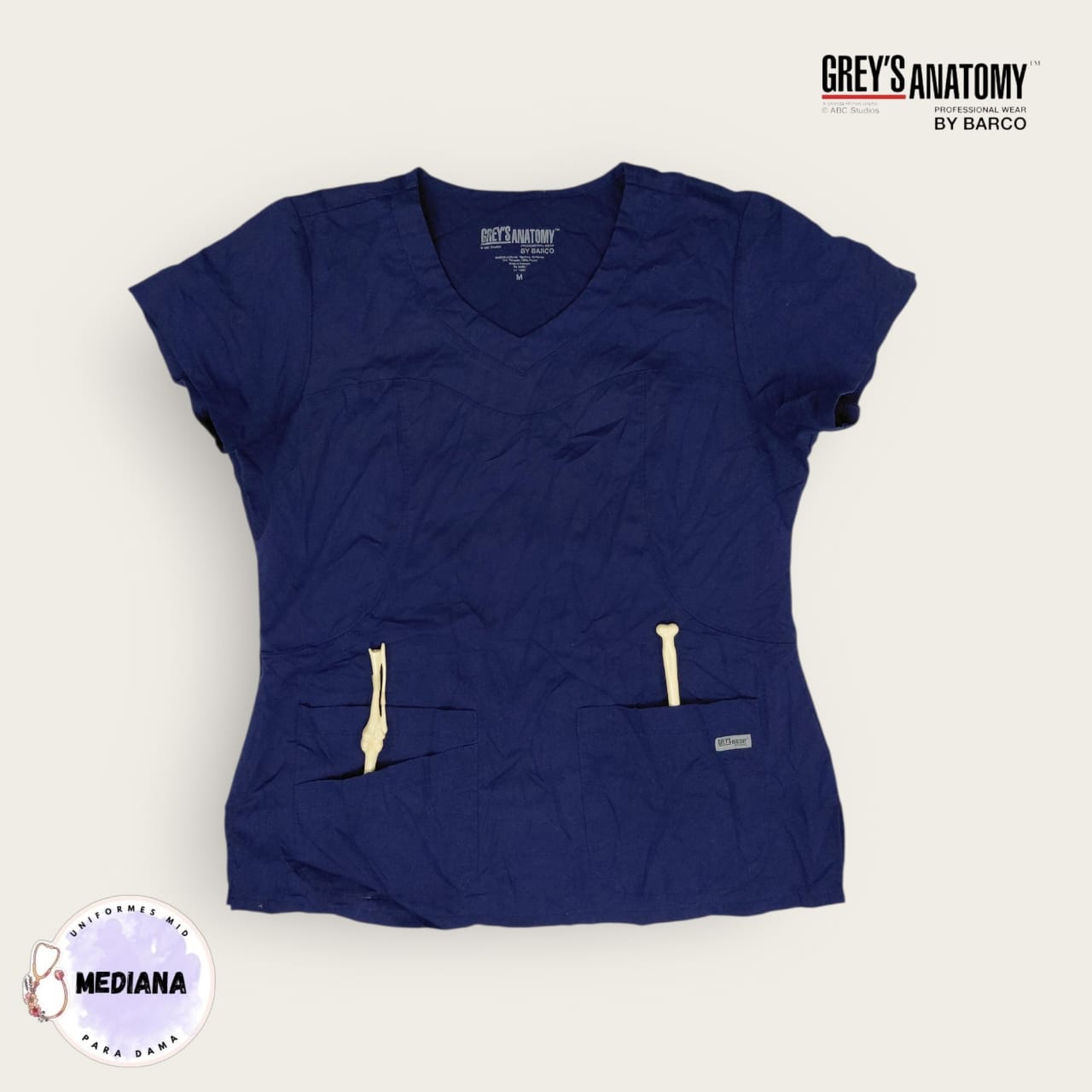 Chemise azul