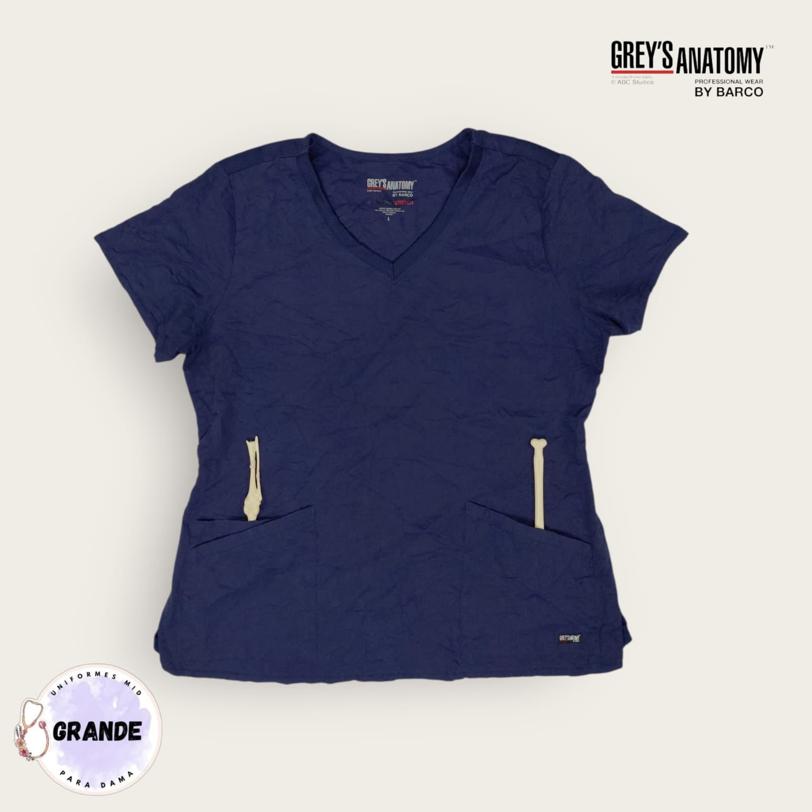 Chemise azul