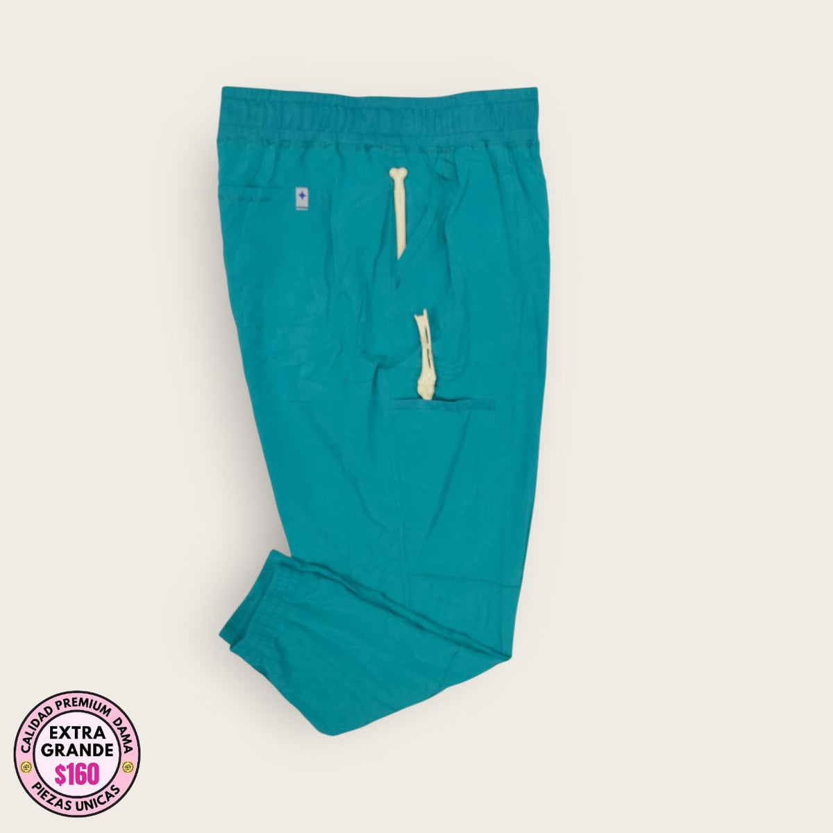 Pantalón médico premium turquesa | Dama XL