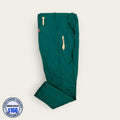 Pantalón médico verde quirófano con bolsillos, talla mediana para caballero, línea Premium de Uniformes MID.