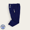 Pantalón médico azul marino cargo de cintura ancha, talla extragrande para caballero, línea Premium de Uniformes MID.