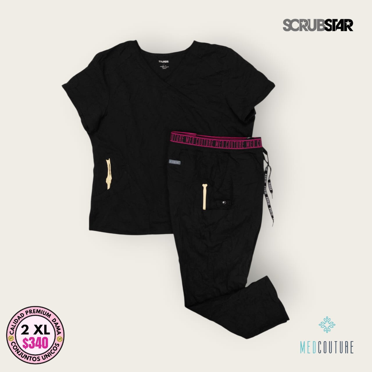 Conjunto negro strech