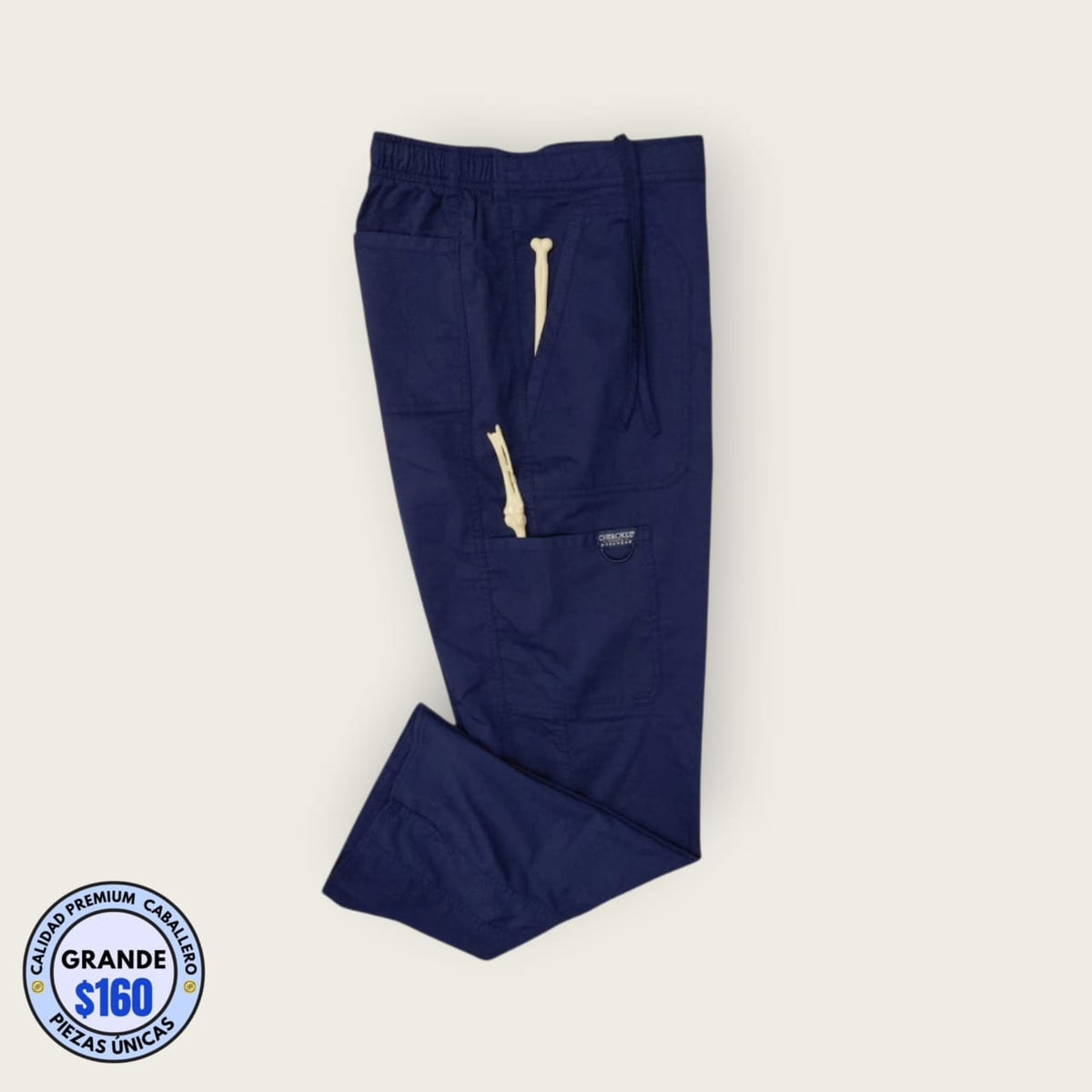 Pantalón médico azul marino cargo | Caballero L