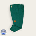 Pantalón médico verde botella clásico, talla extragrande para caballero, línea Premium de Uniformes MID.