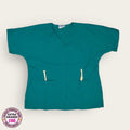 Filipina médica Landau verde turquesa, talla extragrande para dama, disponible en Uniformes MID.