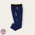 Pantalón médico azul marino con cintura negra | Dama XL