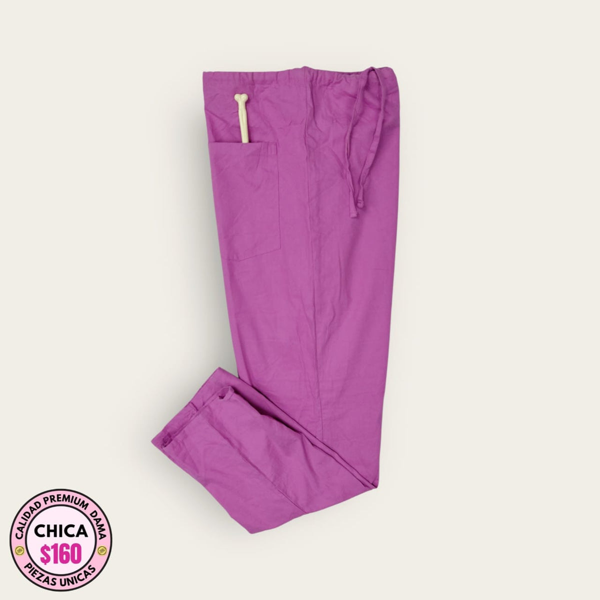 Pantalón médico premium color lila para dama talla S