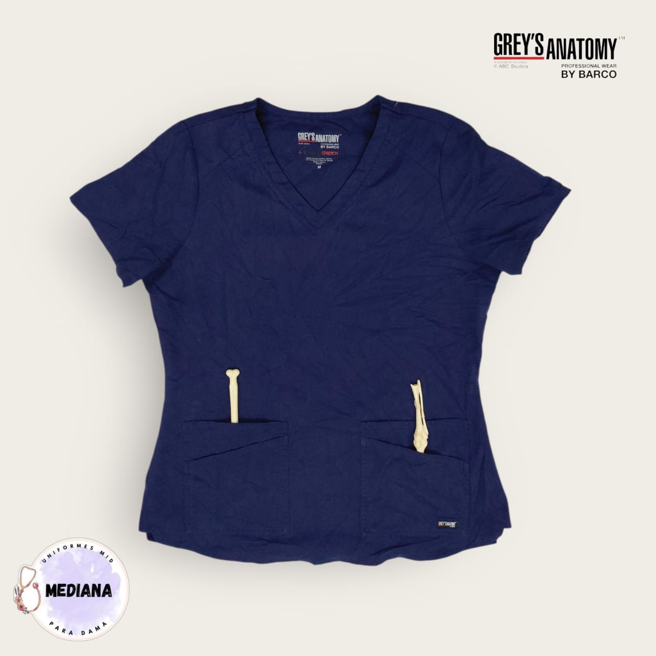 Chemise azul