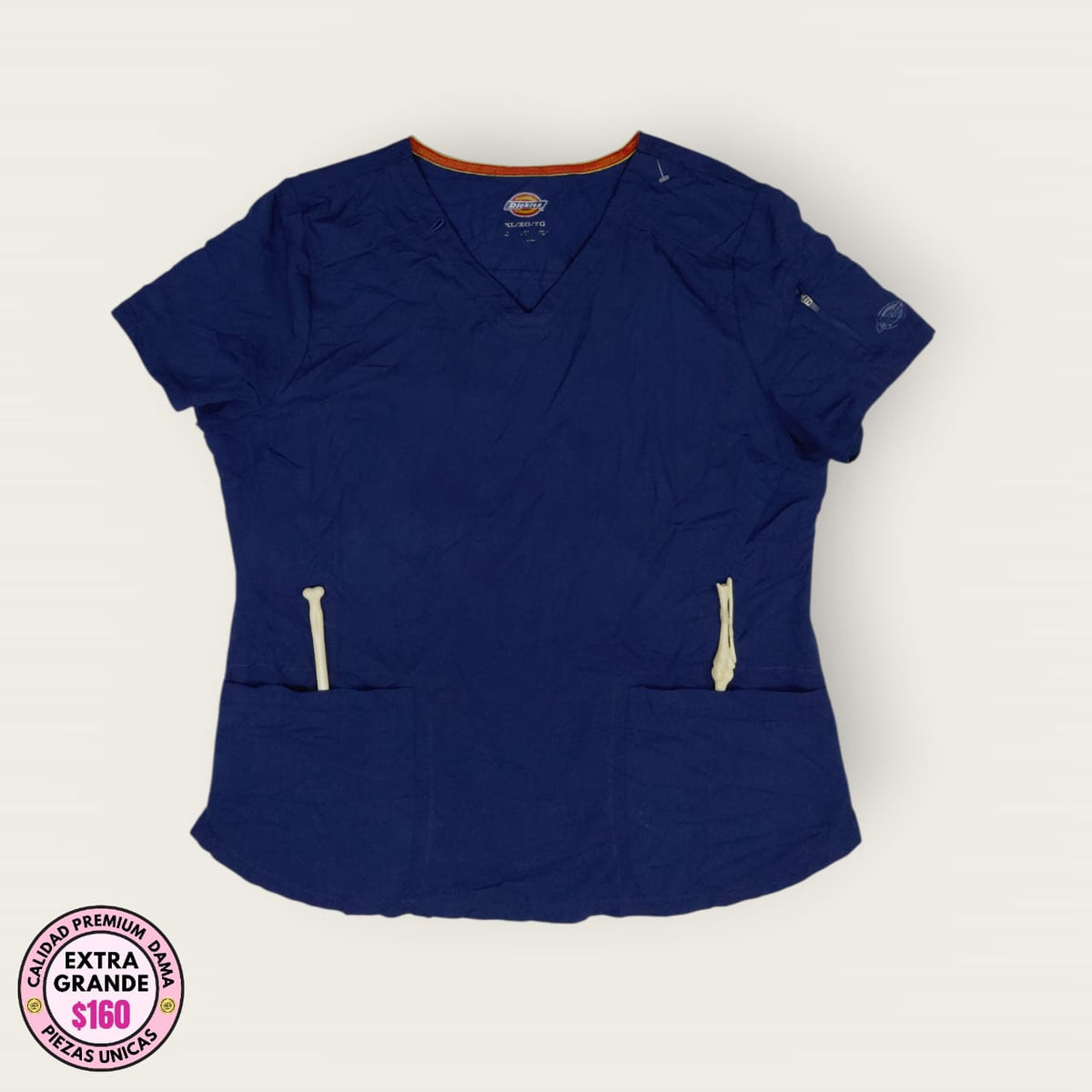 Filipina médica premium azul rey (chemise) | XL