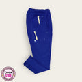 Pantalón médico premium azul marino con cordón, talla chica para dama, disponible en Uniformes MID.