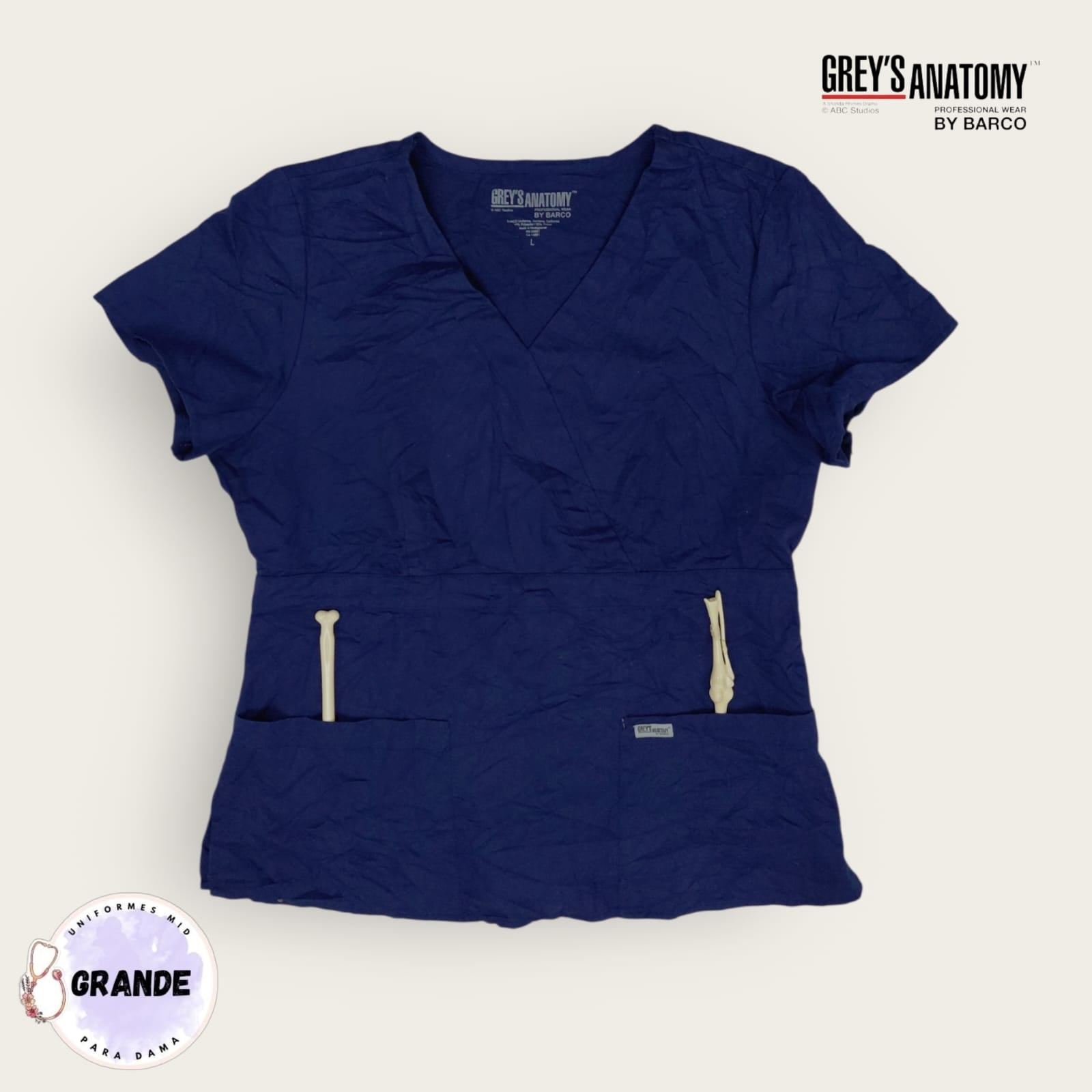 Chemise azul