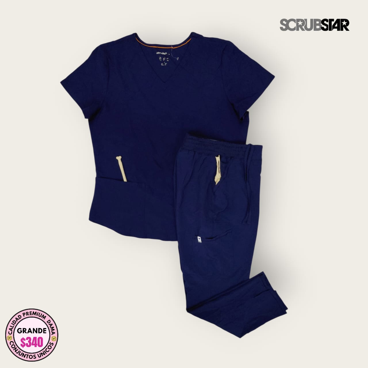 Conjunto médico Scrubstar azul marino | Dama L