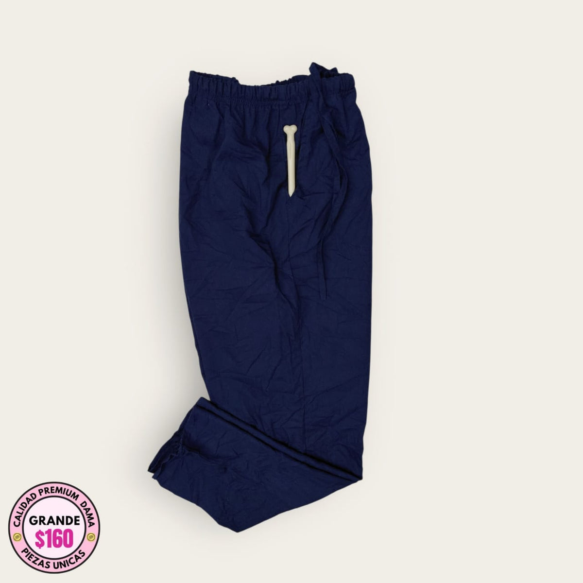 Pantalón médico premium color azul marino para dama talla L
